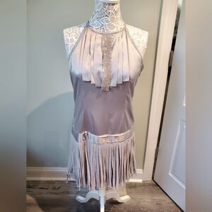 Fun Silver Fringe Dress